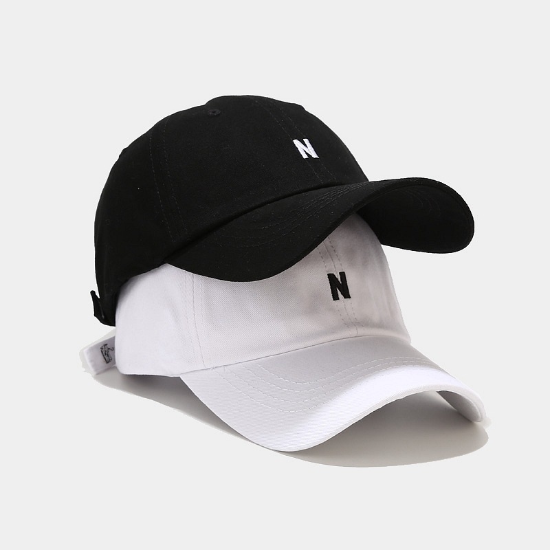 Embroidery Letter N - Cotton Baseball Cap Unisex Letter N
