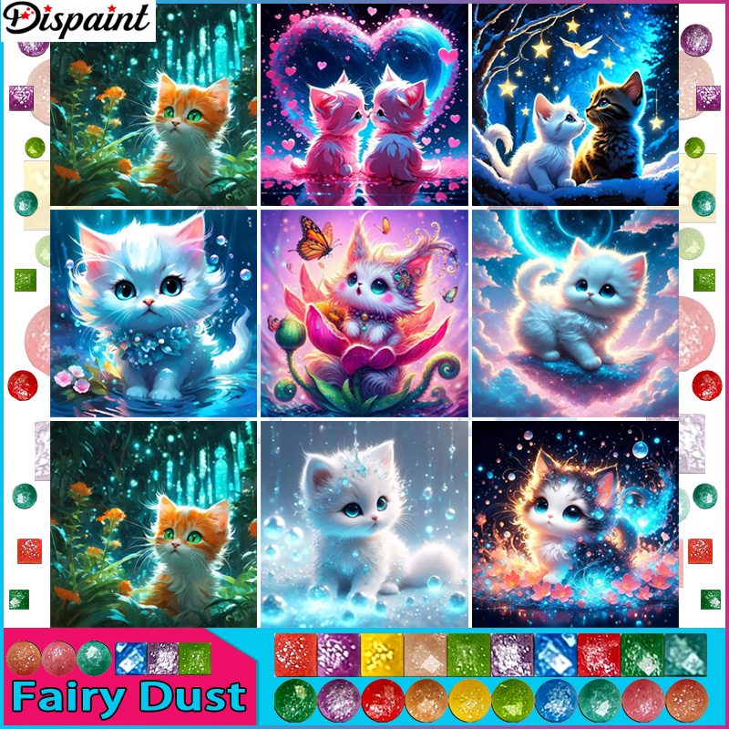 Embroidery Cross Stitch Patterns - Dispaint Fairy Dust AB Diamond Painting