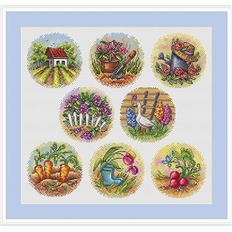Embroidery Meaning - 1857 Cross Stitch Set Chinese Cross-stitch