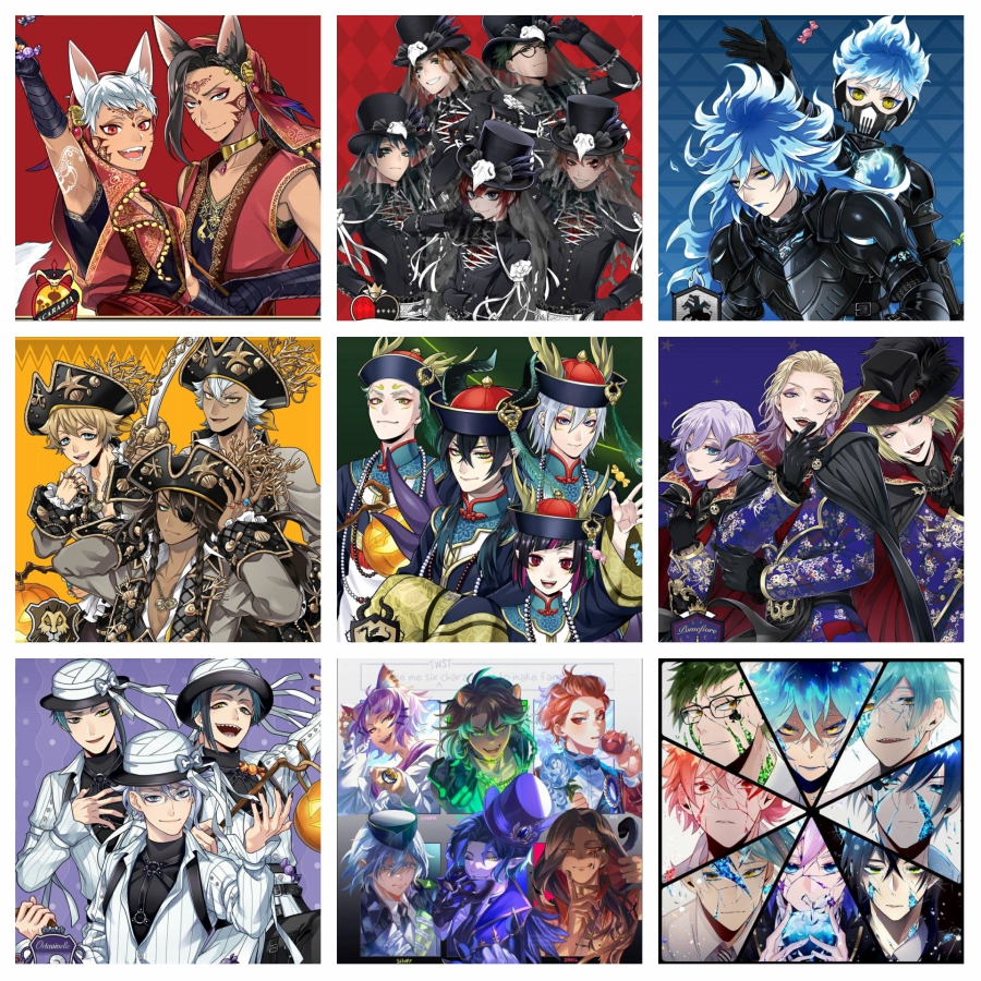 Embroidery Art - Twisted-Wonderland Anime Diamond Art Painting Fantasy
