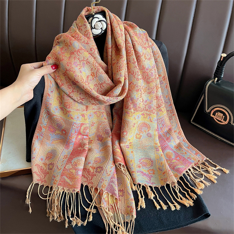Luxury Embroidery Cashmere Win - Embroidery Hijab review and price