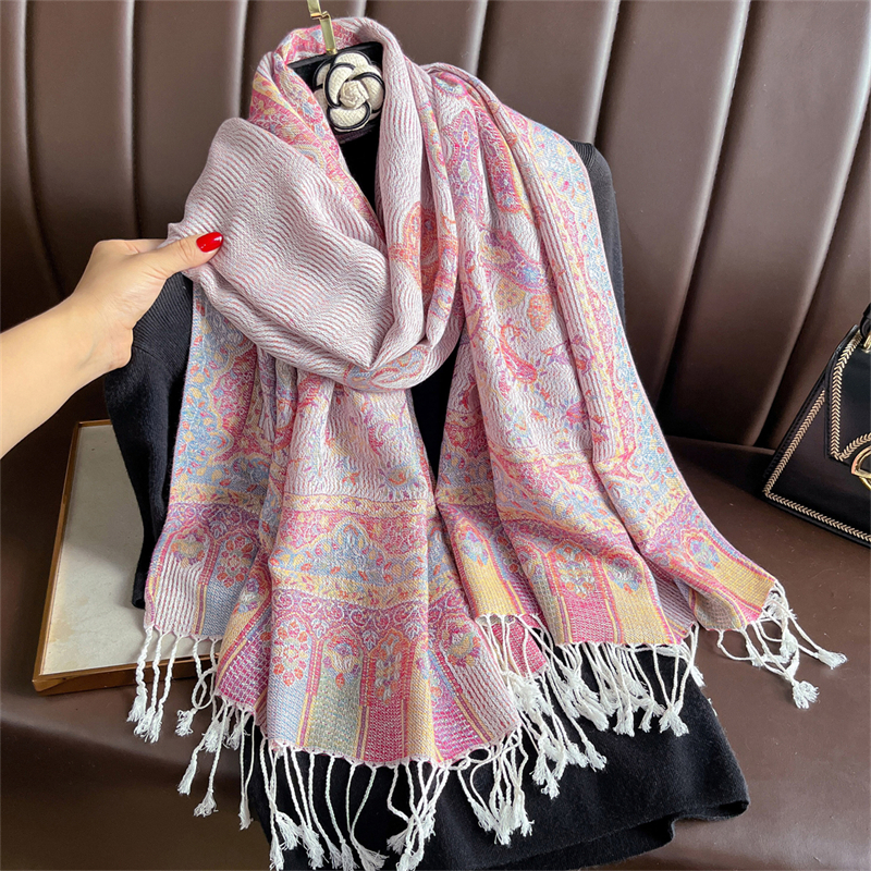 Luxury Embroidery Cashmere Win - Embroidery Hijab review and price