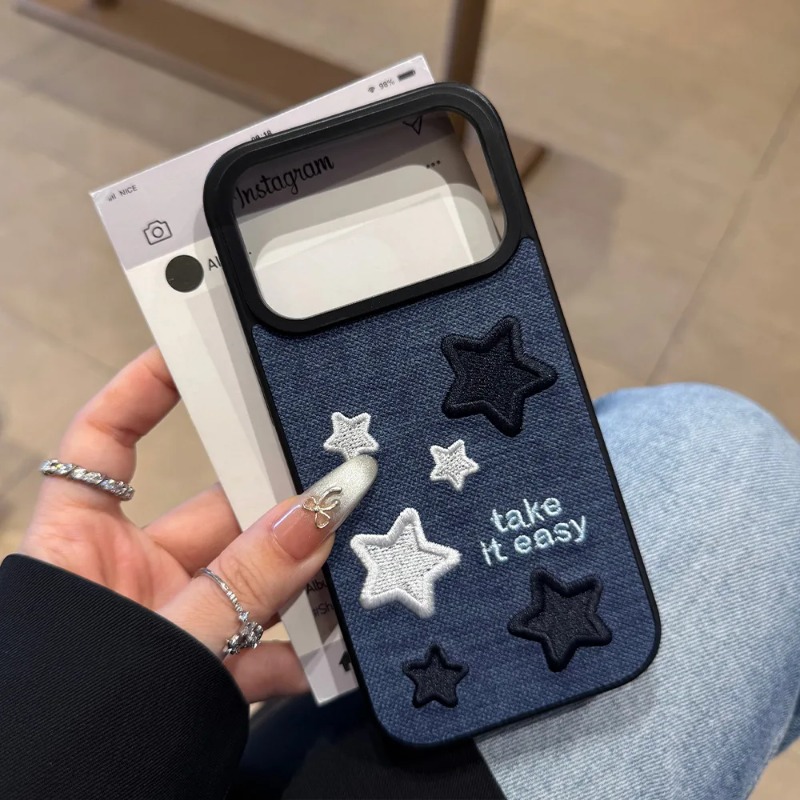 Denim Star Embroidery Couple P - Embroidery Lovers review and price