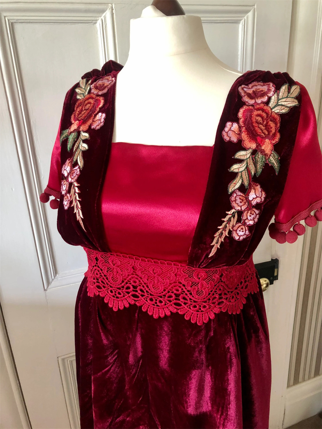 Victorian Edwardian Downton Ab - Embroidery Dress review and price