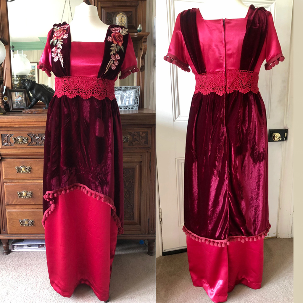 Victorian Edwardian Downton Ab - Embroidery Dress review and price