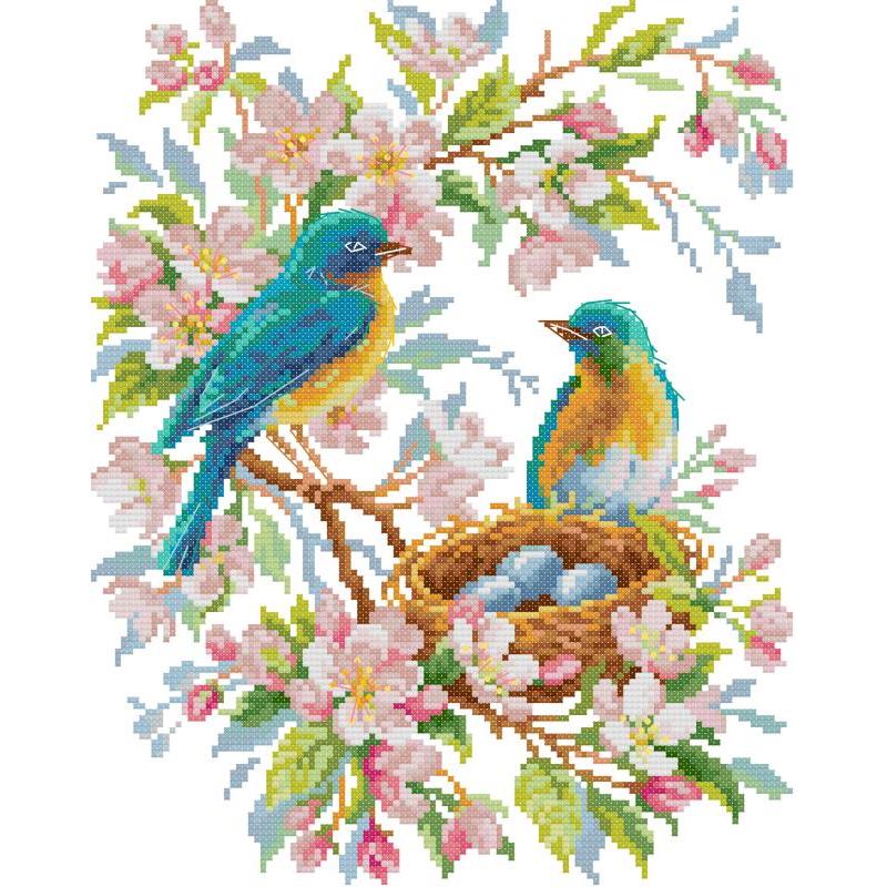Birds and Flowers Series Joy S - Embroidery Job review and price