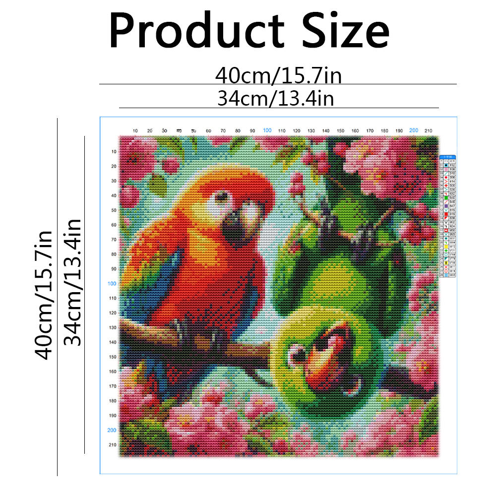 Cross Stitch Patterns Parrot A - Embroidery Guide Paper review and price