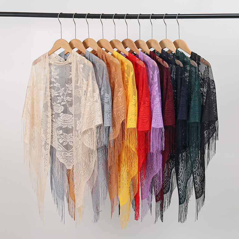 New Embroidery Lace Scarf Shaw - Embroidery Veil review and price