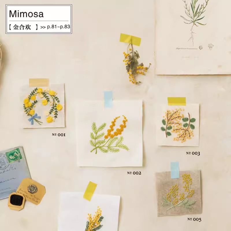 Botanical Embroidery Pattern B - Embroidery Guide Book review and price
