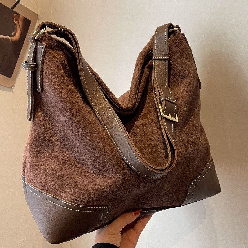 Suede Trendy Versatile Tote Ba - Embroidery Class review and price