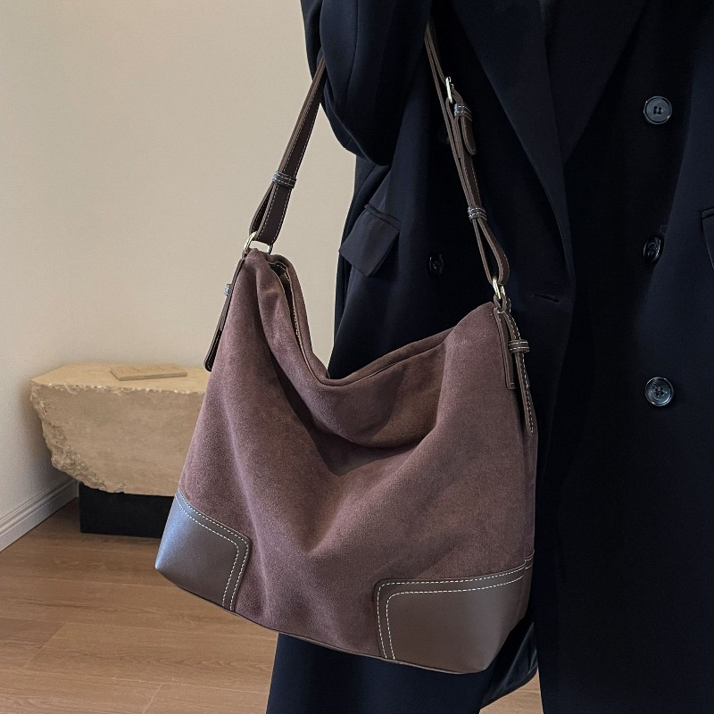 Suede Trendy Versatile Tote Ba - Embroidery Class review and price