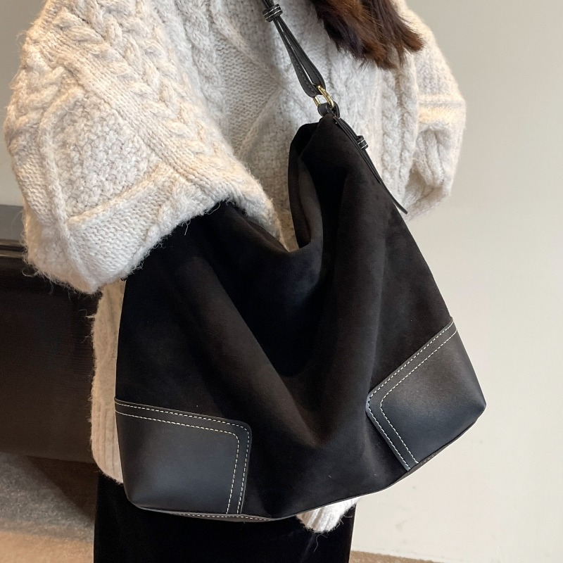 Suede Trendy Versatile Tote Ba - Embroidery Class review and price