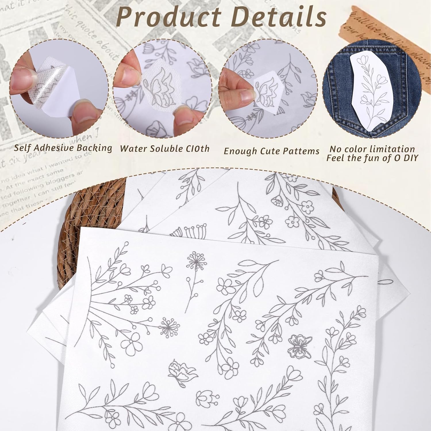 Stick & Stitch Water Soluble E - Embroidery Lovers review and price