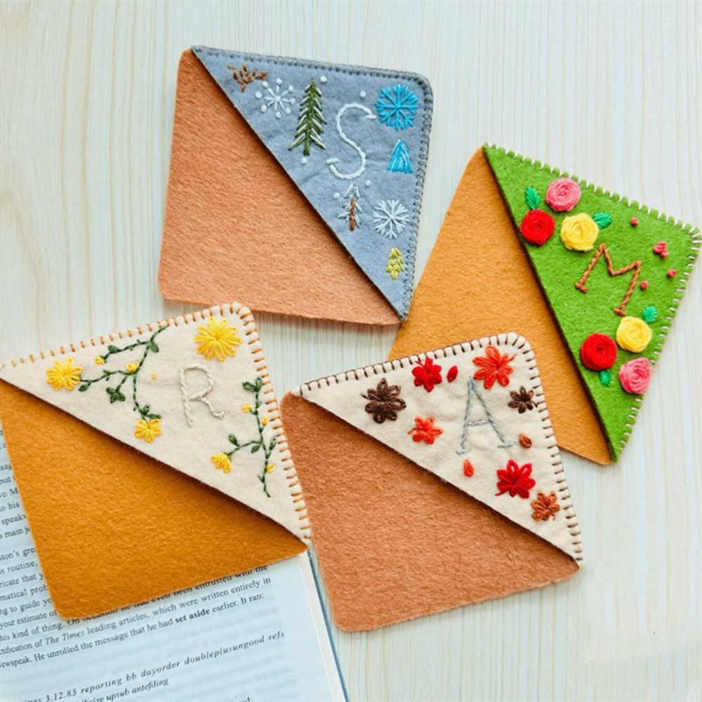 Felt Hand Embroidered Corner B - Embroidery Meaning review and price