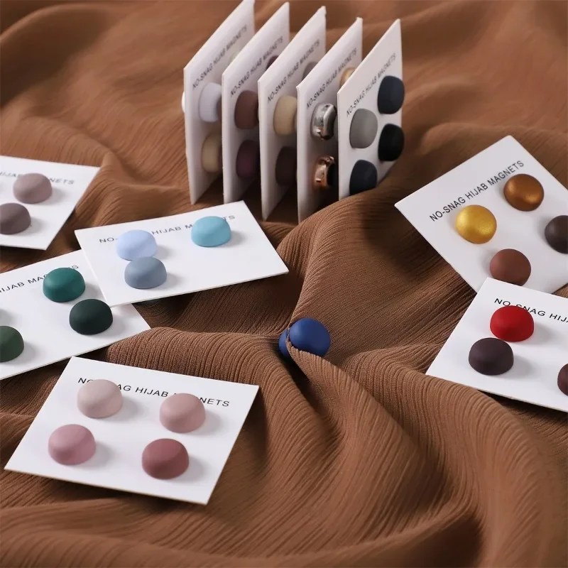 4Pcs/Card Matte Magnet Hijab P - Embroidery Hijab review and price