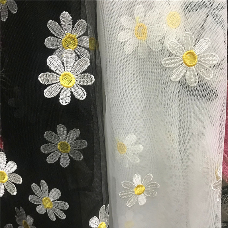 150cm Wide Daisy Embroidery La - Embroidery Veil review and price