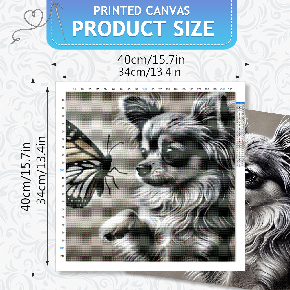 HUACAN 11CT Cross Stitch Kits  - Embroidery Guide Paper review and price