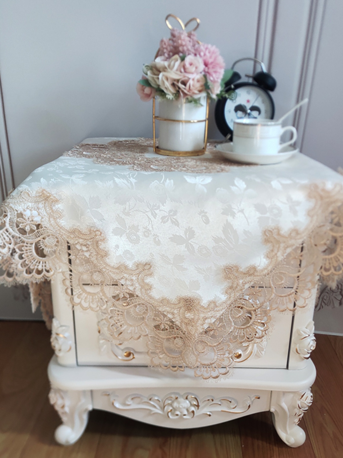 European Style Bedside Table C - Embroidery Simple review and price