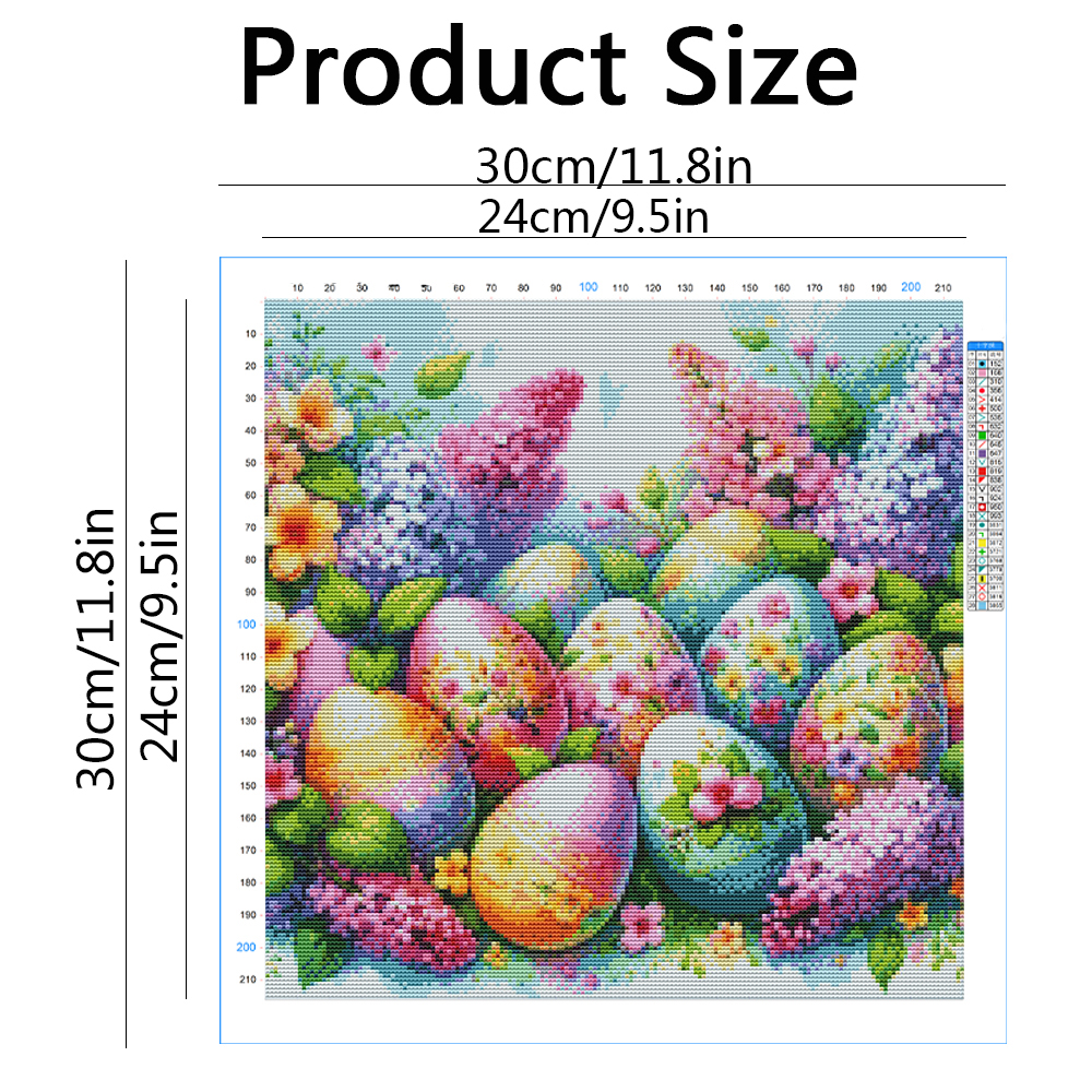 Evershine Counted Cross Stitch - Embroidery Egg review and price