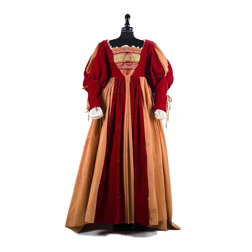 Tudor Renaissance Dress Costum - Embroidery Dress review and price