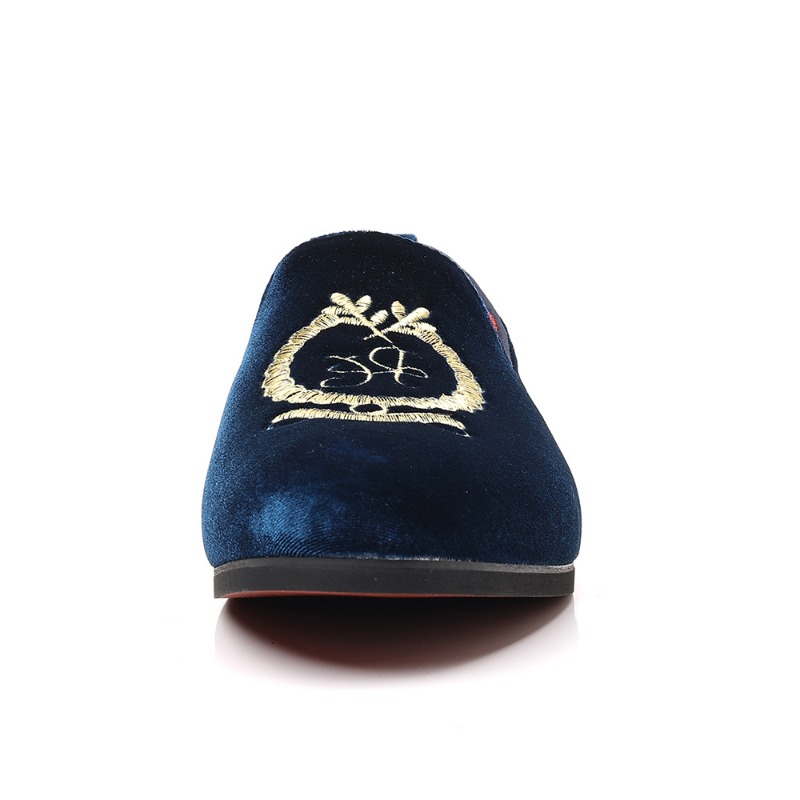 Luxury Designer Loafers Suede  - Embroidery Dress review and price