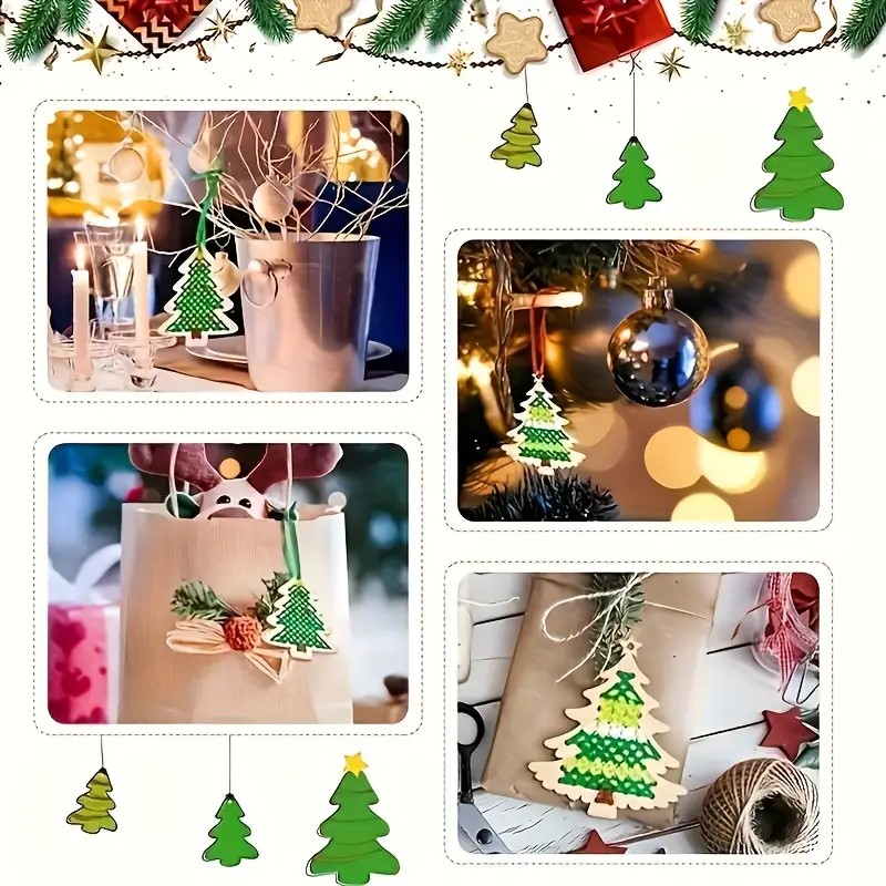 Cross Stitch Hanging Pendant G - Embroidery Xmas Tree review and price