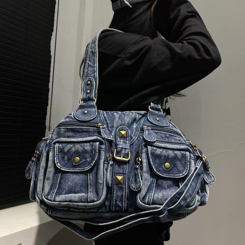 Fashionable Denim Tote Bag for - Embroidery Class review and price