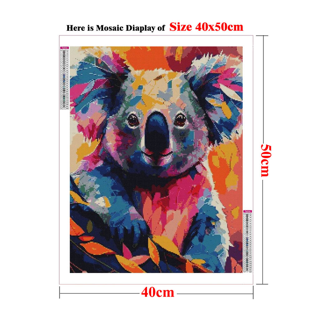 Koala Animal with Flower Art A - Embroidery Lovers review and price