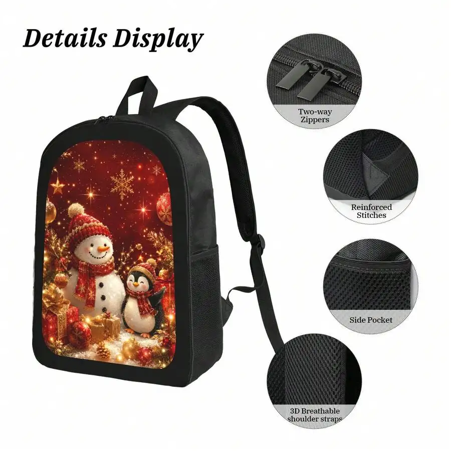 Christmas Snowman Penguin Prin - Embroidery Print review and price