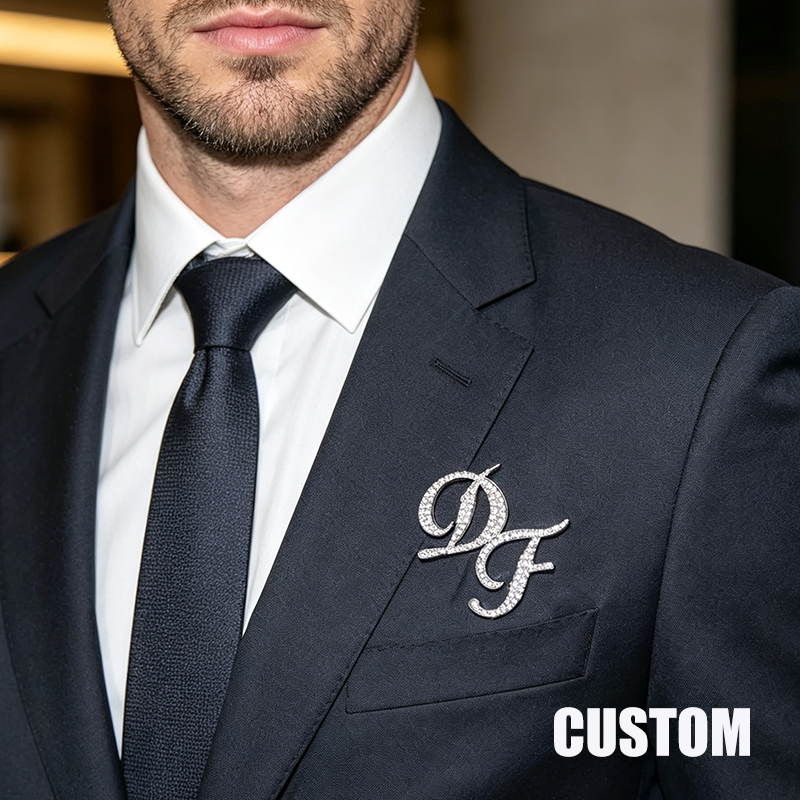 Custom Double Initials Pin,Bri - Embroidery Name review and price