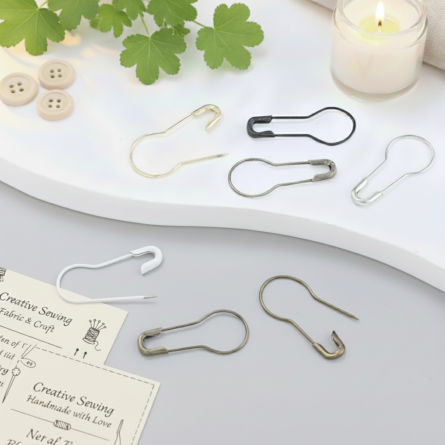 100Pcs/Lot Metal Gourd Safety  - Embroidery Simple review and price