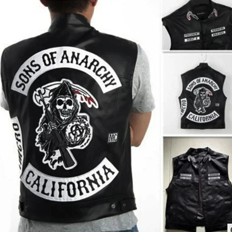 ABC123Leather Men Motorcycle C - Embroidery Dress review and price