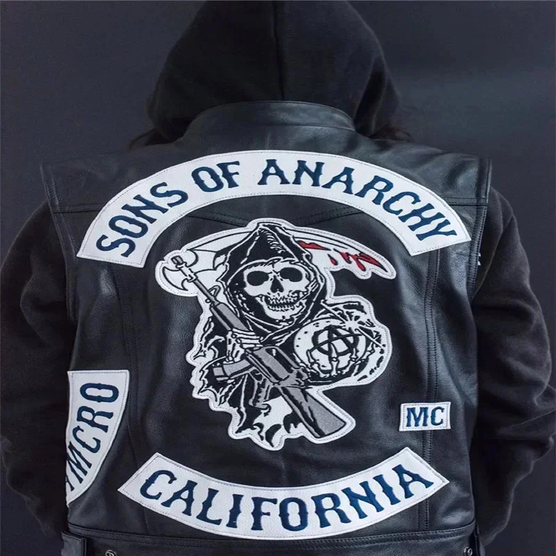 ABC123Leather Men Motorcycle C - Embroidery Dress review and price