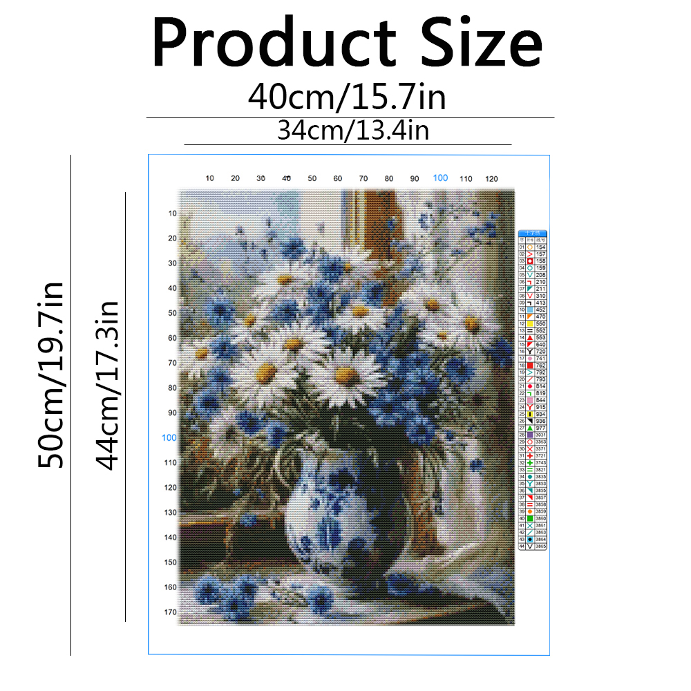 Cross Point Embroidery Daisy F - Embroidery Guide Paper review and price