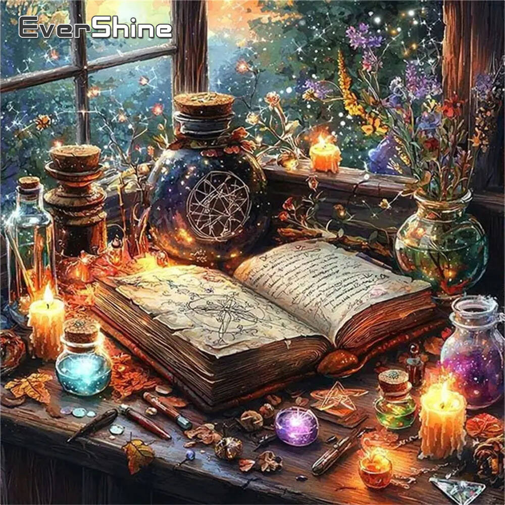 Evershine DIY Full Square Roun - Embroidery Guide Book review and price