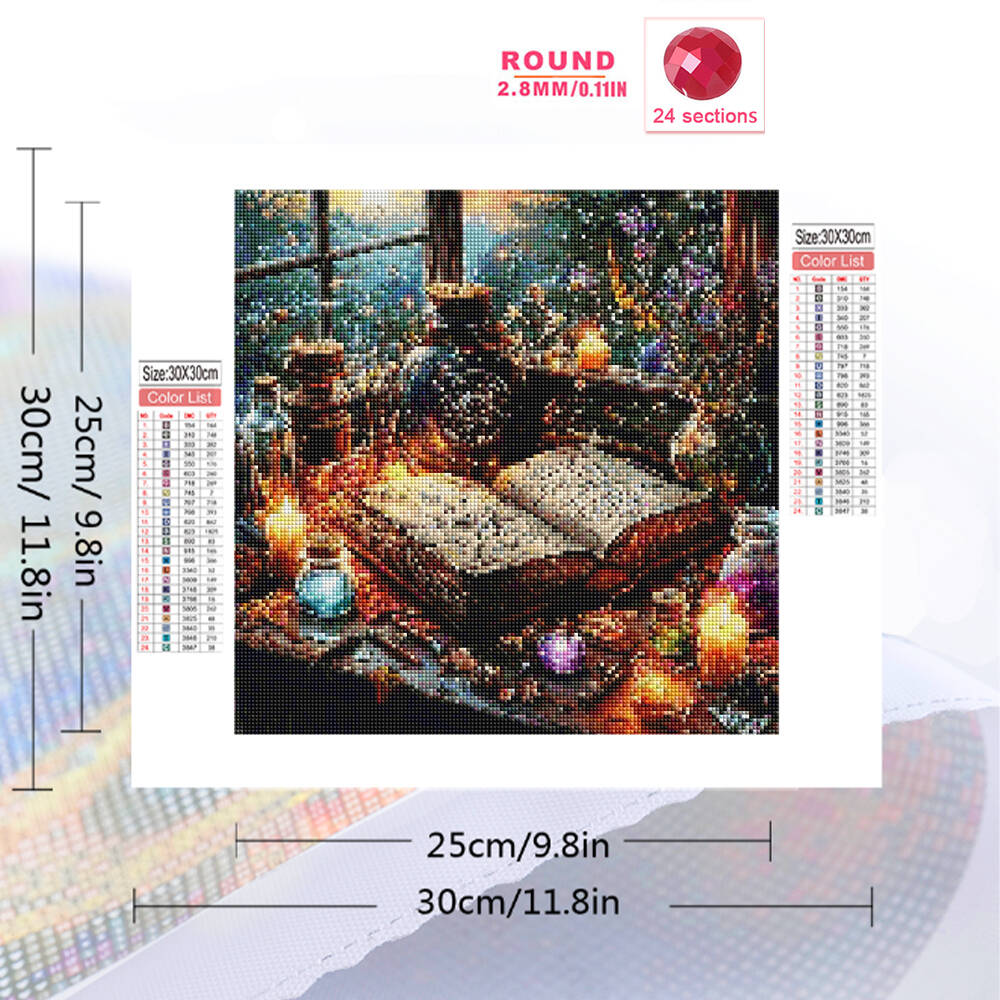 Evershine DIY Full Square Roun - Embroidery Guide Book review and price