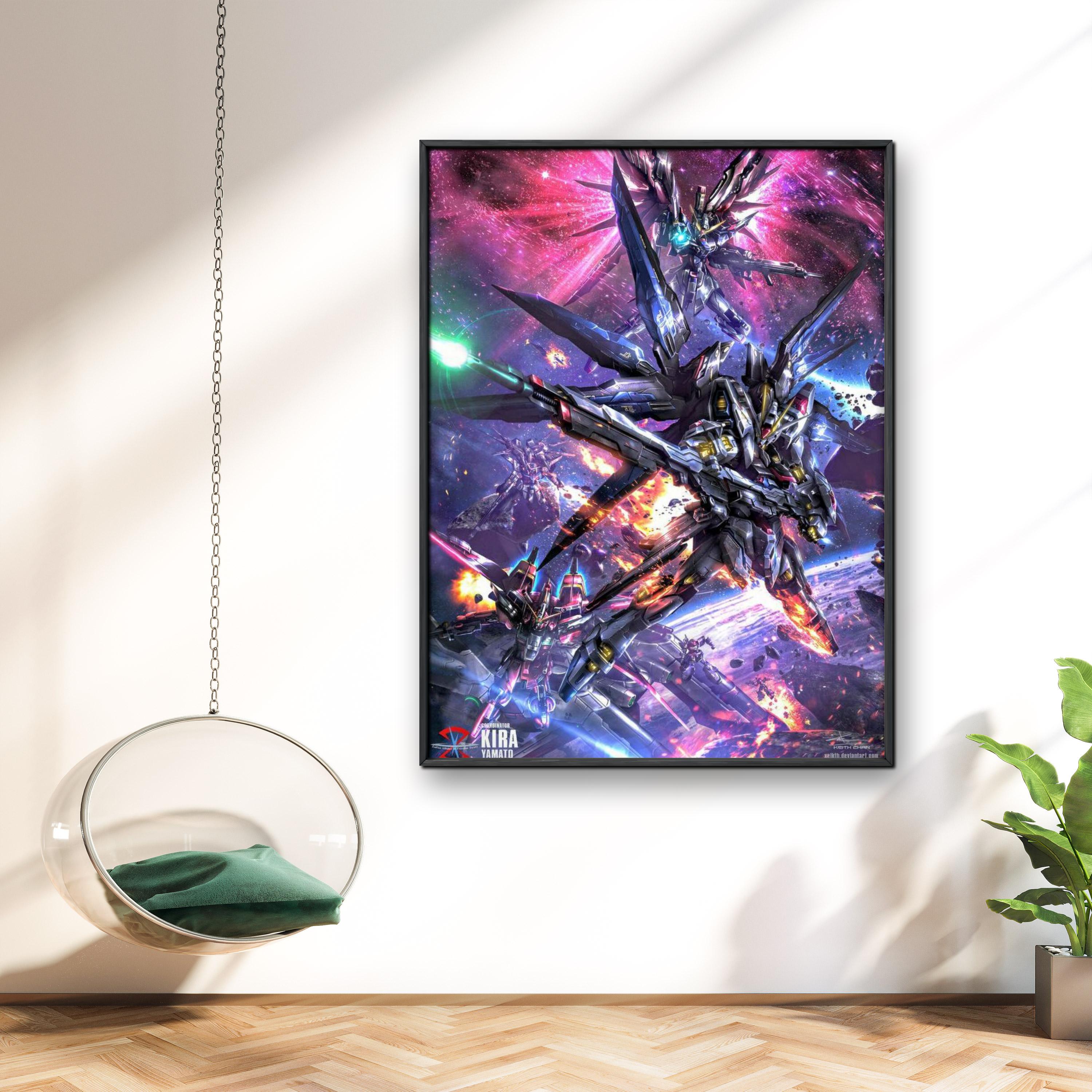 Mobile Suit Gunda 5D DIY Diamo - Embroidery Cross Stitch Patterns review and price