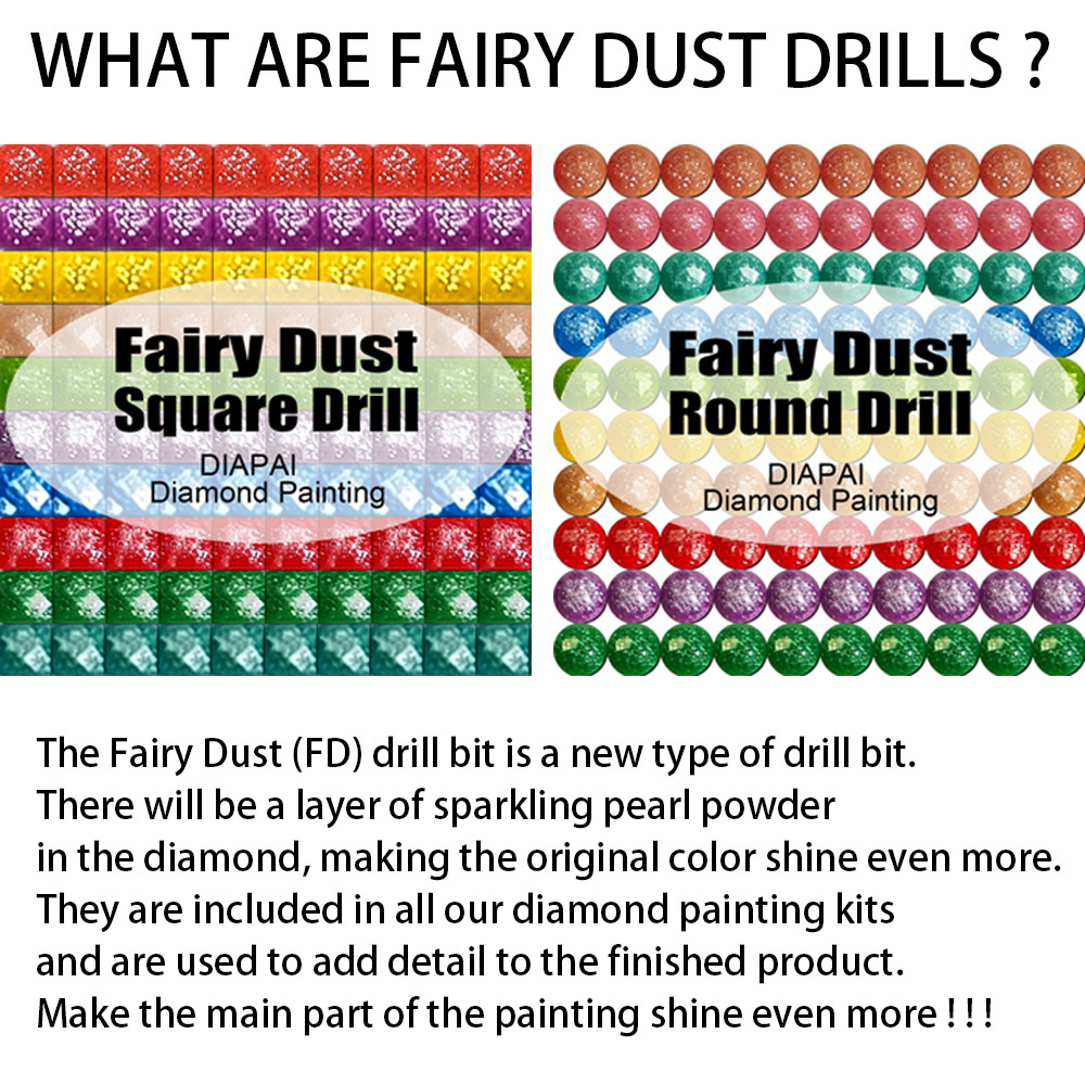DiaPai Fairy Dust AB Full Diam - Embroidery Cross Stitch Patterns review and price