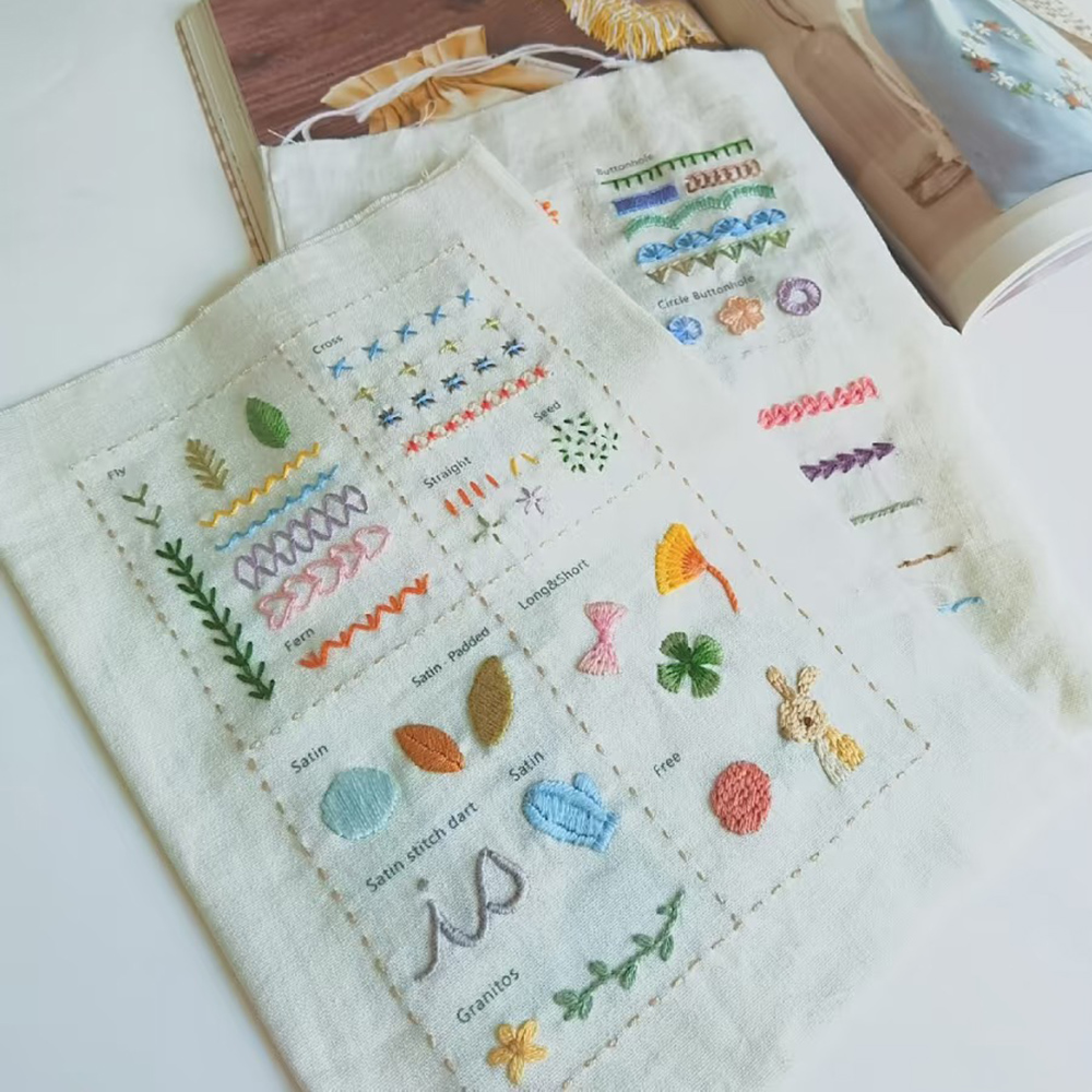 Basic Stitches Book For Beginn - Embroidery Guide Book review and price