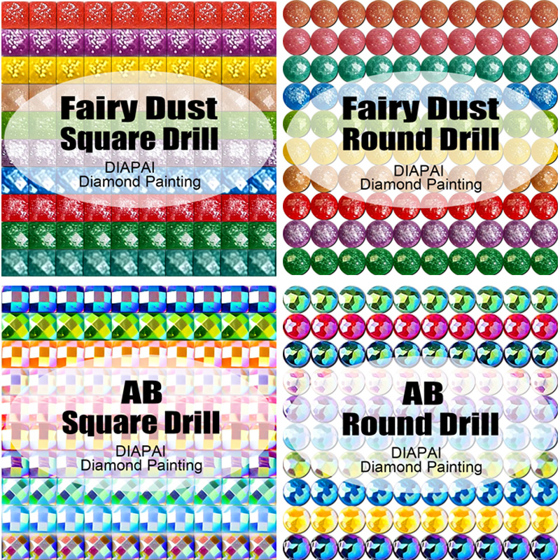 DIAPAI Fairy Dust AB Full Diam - Embroidery Cross Stitch Patterns review and price