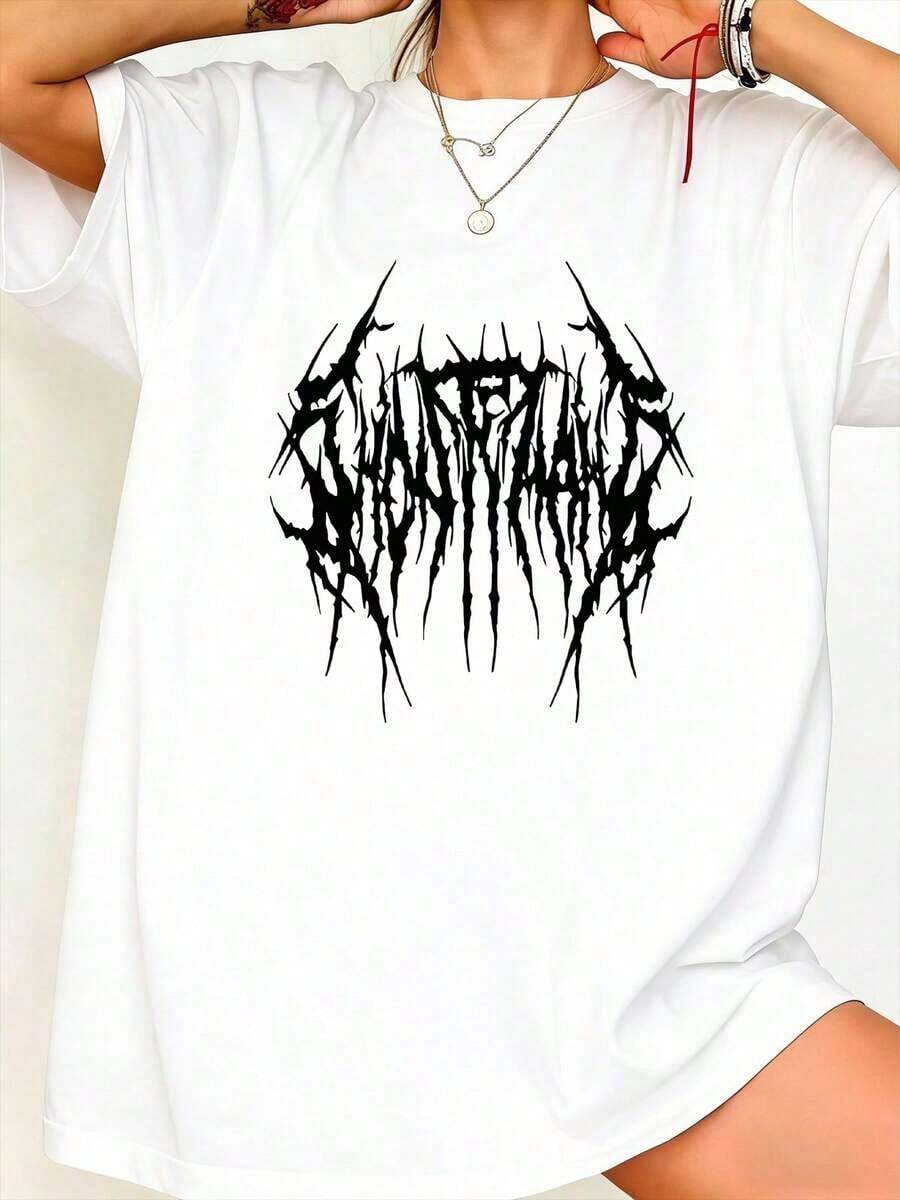 Oversized Loose Fit Cotton Got - Embroidery Font Free review and price