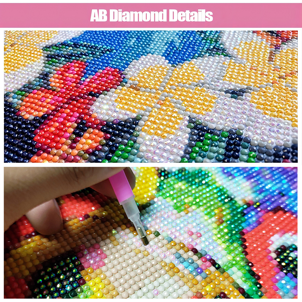 AB Diamond Mosaic Blue Cat Rom - Embroidery Lovers review and price