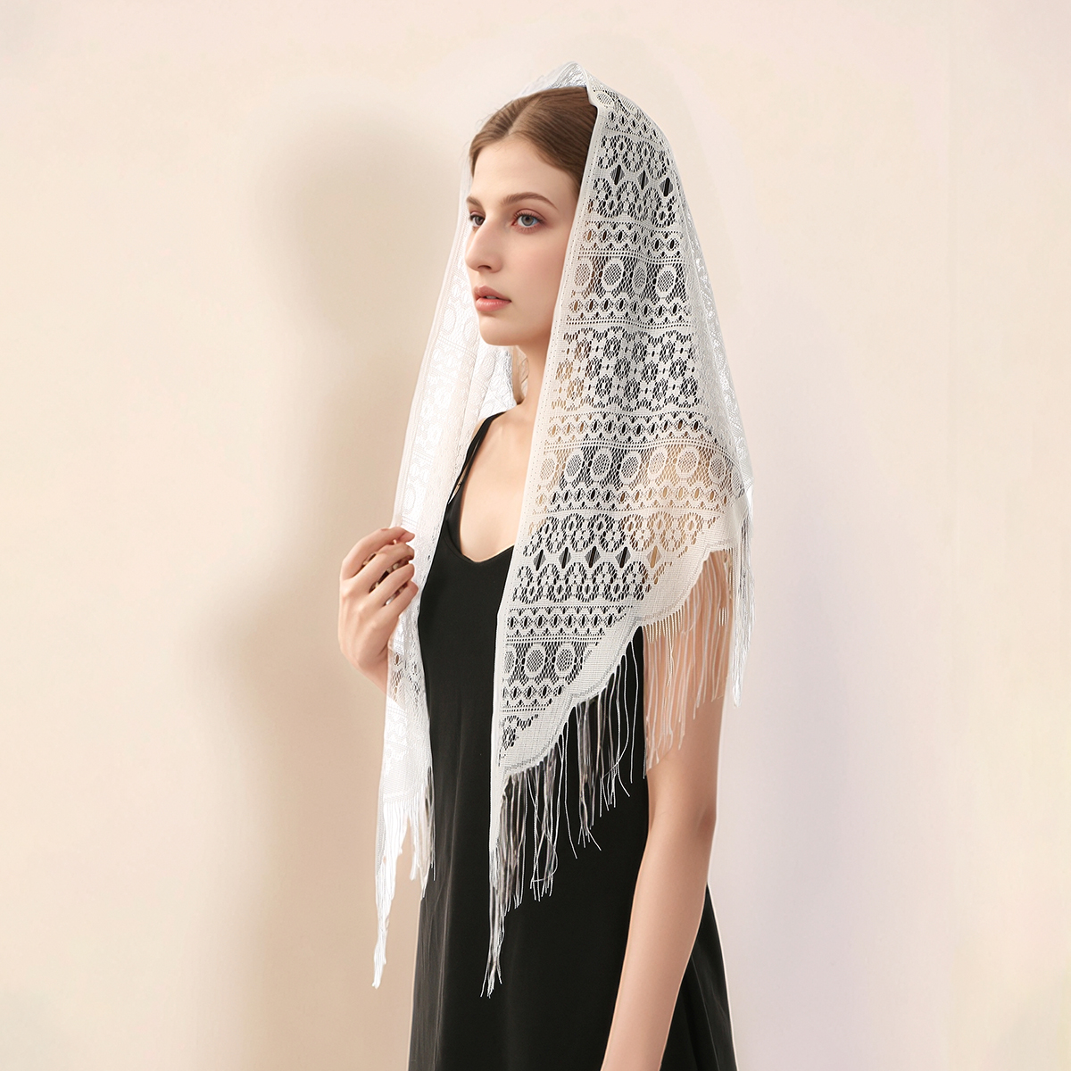 Fashion Lace Embroidery Triang - Embroidery Veil review and price
