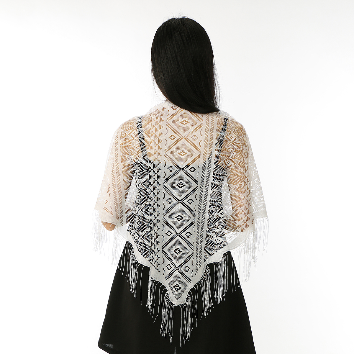 Fashion Lace Embroidery Triang - Embroidery Veil review and price