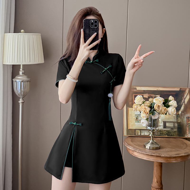 2026 New Chinese Style Black T - Embroidery Class review and price