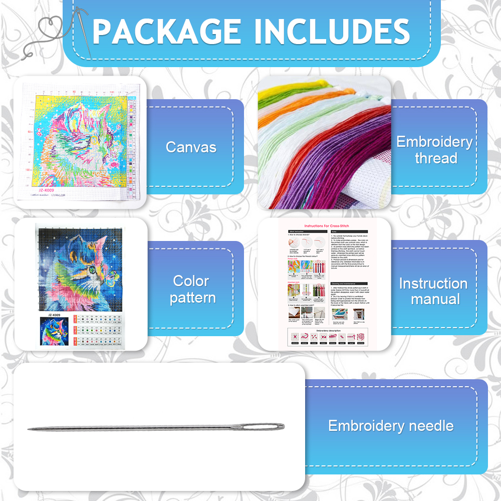 HUACAN Embroidery Packages Sun - Embroidery Guide Paper review and price