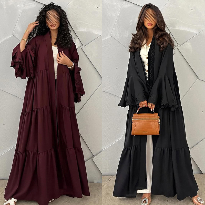 Muslim Hijab Dress Women Flare - Embroidery Hijab review and price