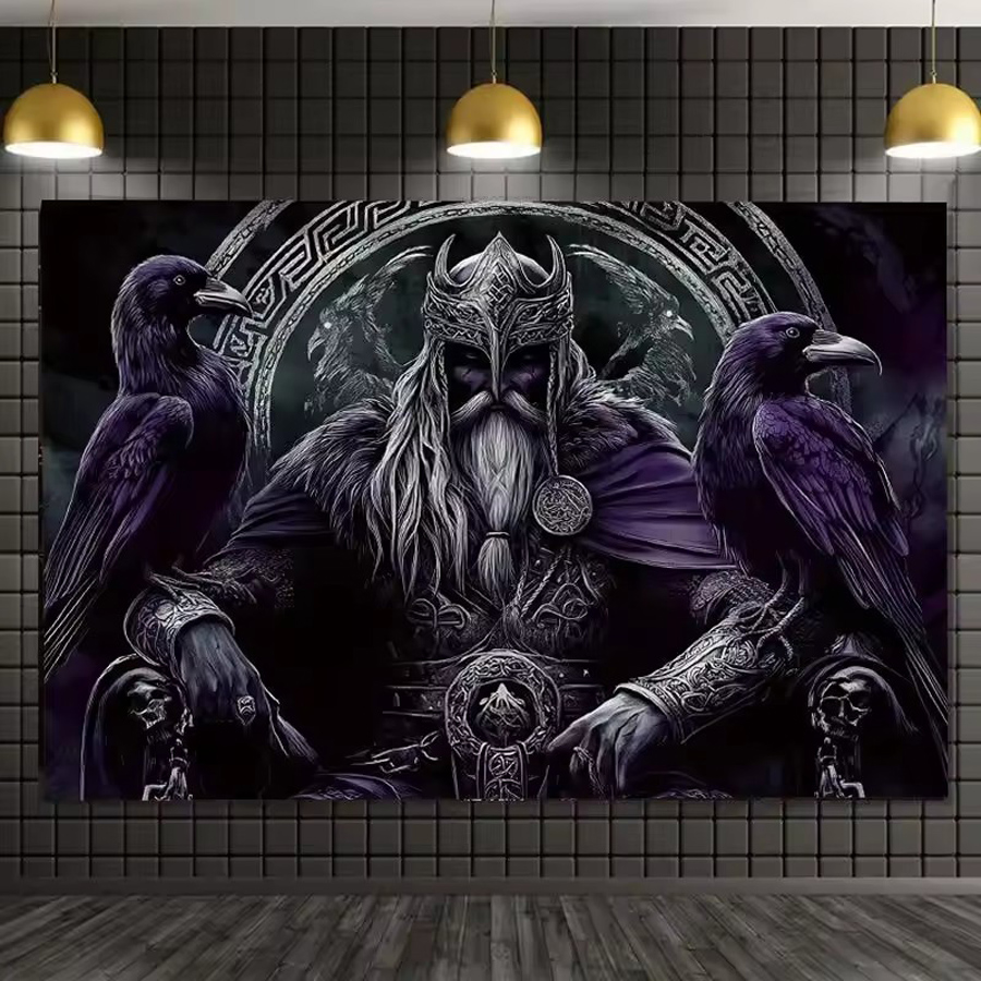 Viking Warrior Raven Pattern D - Embroidery Cross Stitch Patterns review and price