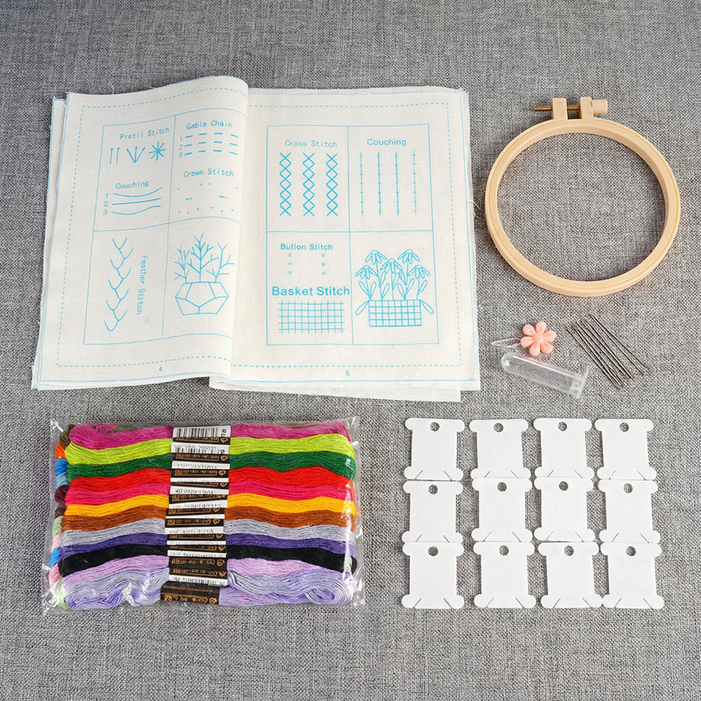 Hand-Embroidery Books Starter  - Embroidery Guide Paper review and price