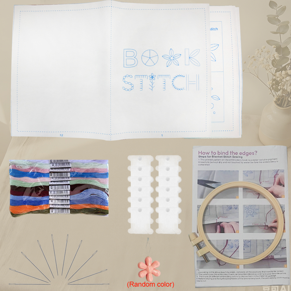 Hand-Embroidery Books Starter  - Embroidery Guide Paper review and price